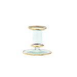 Sage Green Glass Candle Holder